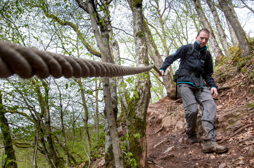 95 procent van de route onverhard.